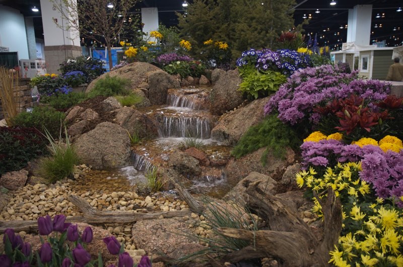 2010 Garden and Home Show Pondless Waterfall