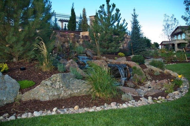 Parade of Homes Pondless Waterfalll
